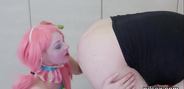  Slutty sweetie is brought in anal asylum for awkward treatment